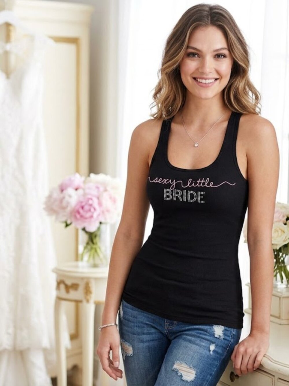 NWT Victoria's Secret Sexy Little Bride Tank‎ Small